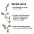 25.4 (Pack 4) Torani Syrup, Vanilla, Ounces