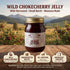 Bounty Foods 22 oz 22oz) Montana Chokecherry Jelly Dessert Breakfast - Essentials Real Fruit Grown & Hand Picked in the