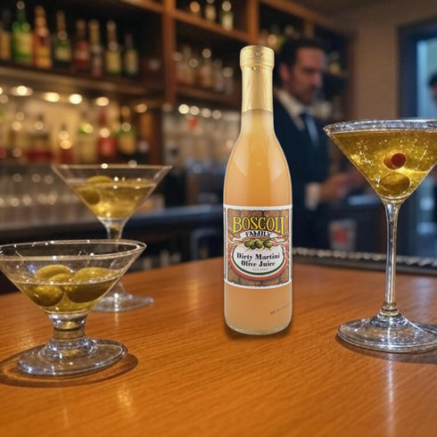 12.7 oz. Boscoli Family Dirty Martini Olive Juice