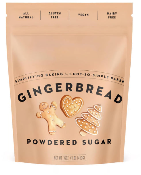 Generic Gingerbread Powdered Gluten Free Vegan Sugar Holiday Sugar (1lb Gingerbread)