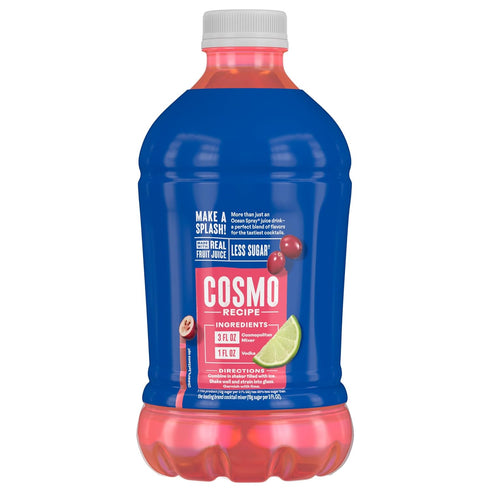 Ocean Spray Cosmopolitan Cocktail Mixer, Drink Mixer with Real Fruit Juice, 32 Fl Oz Bottle