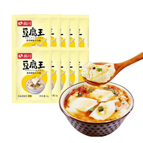 CYHJTCHS Tofu Pudding Making & Tofu Coagulant, Glucono Delta Lactone (Tofu King), 3g/Bag