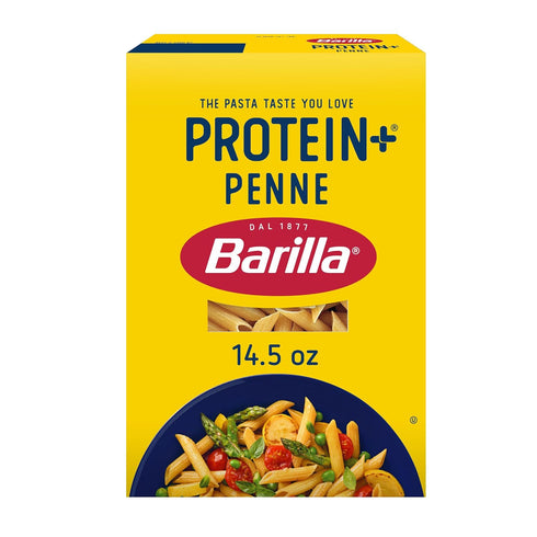 Barilla Protein+ (Plus) Penne Pasta, 14.5 Ounce - plant based - Made