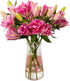 5 Stems Fresh Cut Double Lilies Long Lasting Fragrance Suitable for Hydroponic Flower Arrangements Shipped in Fresh Bud
