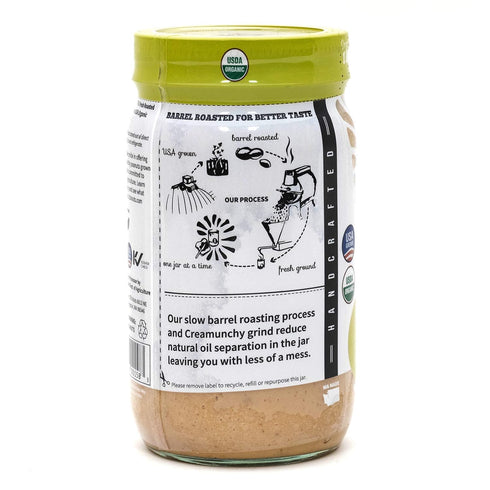 CB's Nuts 1 (6) USA Grown Organic Creamunchy Ingredient Peanut Butter