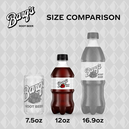 12 oz, 6 Pack Barq's Root Beer Bottles, fl