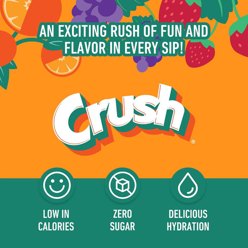 72 Crush- Powder Drink Mix - Sugar Free & Delicious (Strawberry, Sticks)