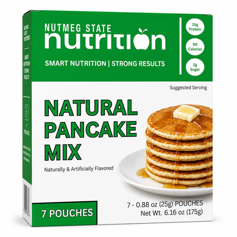 Nutmeg State Nutrition - Protein Pancakes and Waffle Mix, Low Carb, 15g