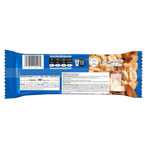 1.41 Oz (12 Packs) Granuts Mixed Nuts | Almonds, Peanuts & Cashews | Crunchy + Soft Textures | On-the-Go Snack | Inner