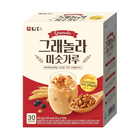 Damtuh Misugaru Powder Drink Mix Korean Multigrain Granola Blend with Oats, Quinoa