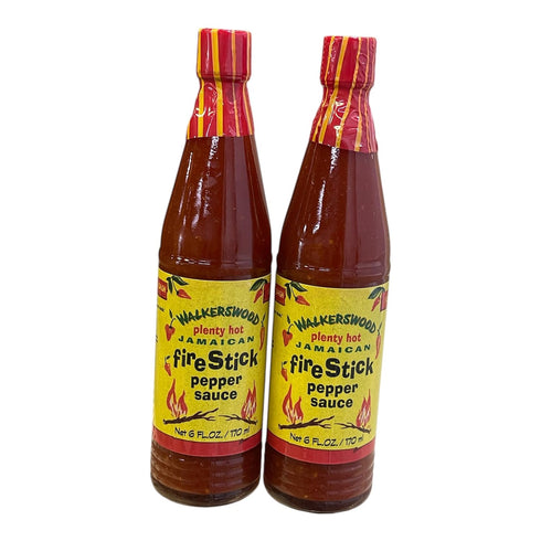 Generic Plenty Hot Jamaican fireStick Pepper Sauce, 6 fl oz, Pack of 2