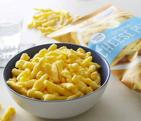 7 OZ Barbara's Bakery Original Cheese Puffs, Cheddar Puff Kids Snack Made With Real Aged Cheddar and Blue Cheese