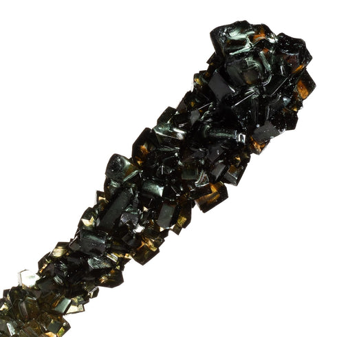 24 Black and White Rock Candy Sugar Sticks - Individually Wrapped Candy - Black Cherry & Original Sugar Flavored