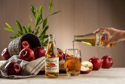 Martinelli's 10 (Pack 12) Sparkling Apple Juice, Ounce