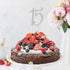 JANOU 15 Cake Topper Number 15, Crystal Rhinestones for Birthday Anniversary Party Decoration