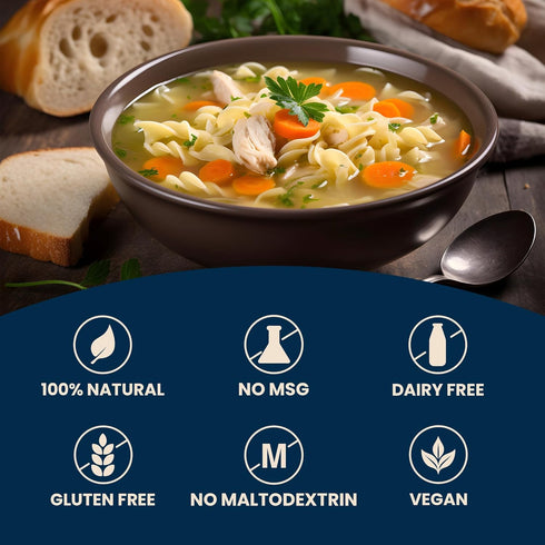 Massel Chicken Style Broth Boullion Cubes, Gluten Free, 0g Trans Fat Soup Base Seasoning, 1 Pack, 105g
