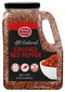 Spicy World Crushed Red Pepper Flakes 4 LB Bulk Jar (64 Oz) - All