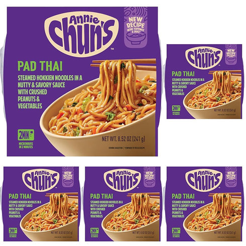 Annie Chun's Pad Thai Noodle Bowl, 8.52 oz (Pack of 5)