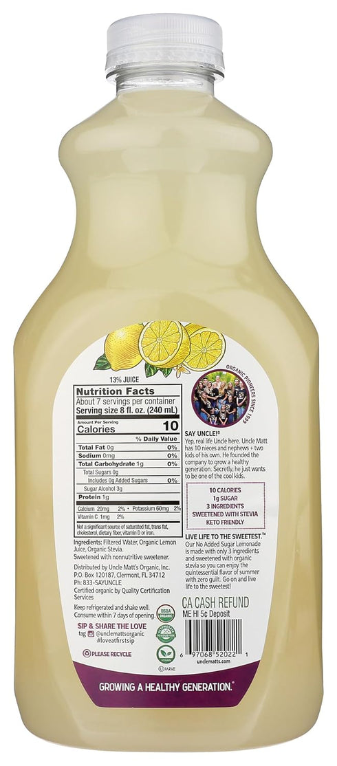 52 UNCLE MATTS ORGANIC LEMONADE NSA FO