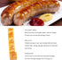 Plastic Inedible Sausage Casings, High Temperature Proof Casings for Homemade Sausages Ham, Hot Dog Ham, Breakfast