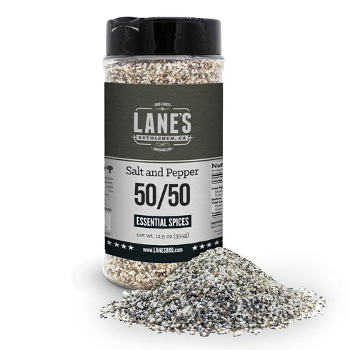 Lane's Coarse Salt and Pepper 50/50, 12.5 oz - Classic Blend of