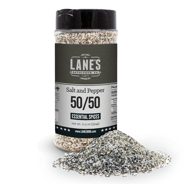 Lane's Coarse Salt and Pepper 50/50, 12.5 oz - Classic Blend of
