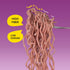 SUNGIVEN 3 2.47 OZ (Pack 10) Organic Ramen Noodles Purple Sweet Potato Healthy Low Sodium Ready in Minutes Non-Fried