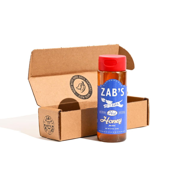 Hot Honey by Zab's (1 Pack, 12 Fl. Oz) | Signature Slow
