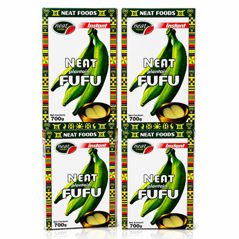 Generic Neat plaintain fufu 4 packs 4x 700g