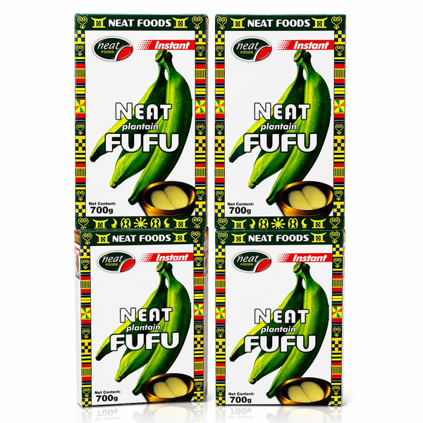 Generic Neat plaintain fufu 4 packs 4x 700g