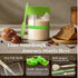 10-In-1 34 Oz Pro Sourdough Starter Kit Glass Jar With Lid, Cloth Cover, Date Band, Brush, Temp Strip, Silicone