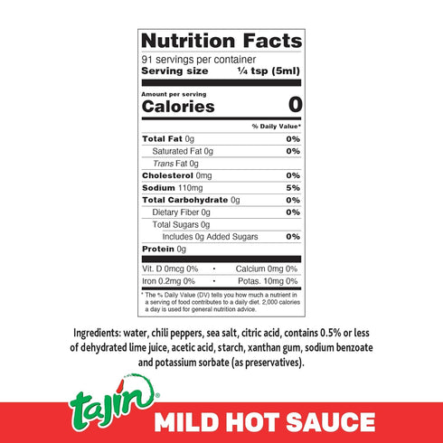 Tajin Mild Hot Sauce, 15.38 oz (Pack of 2)