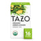 TAZO Organic Green Tea, Green Ginger, Caffeinated Tea, 16 Total Bags