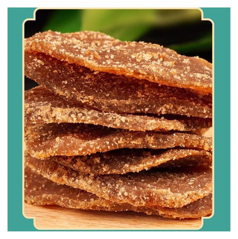 xotoa 100g Bag(200g) Brown Sugar Ginger Slices, For Making Tea, Candied Fruit Snack