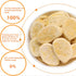 LLWDYNBJS 200g/7.05oz (1 Freeze Dried Banana Slices, Pure Fruit Snacks, Sealable Storage Can, Bulk Snacks, Can)