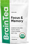 Brain Tea Focus & Memory - Brain Tea Organic Certified 4-in-1 Nootropic