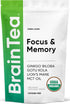 Brain Tea Focus & Memory - Brain Tea Organic Certified 4-in-1 Nootropic