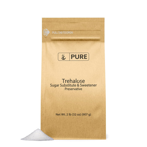 Pure Original Ingredients Trehalose (2 lb) Natural Sugar Substitute for Drinks & Baking