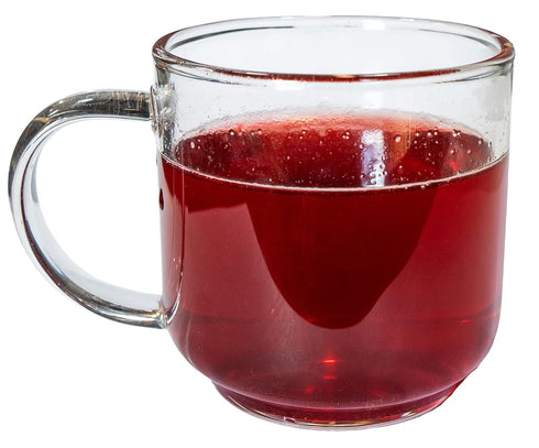 Organic Loose Leaf Tea Hibiscus Herbal Tea Zest - Organic Hibiscus Flowers, Lemongrass, Green Rooibos, Licorice Root