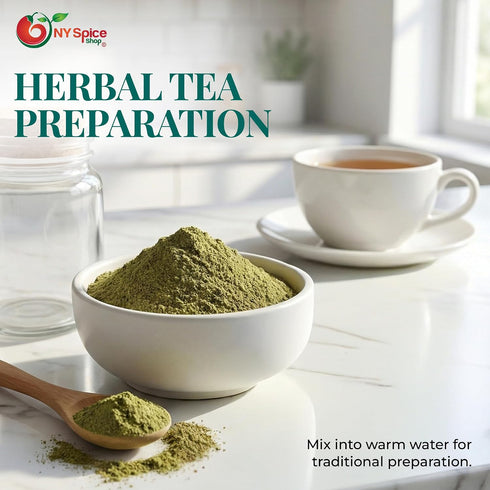 3 NY Spice Shop Baobab Leaf Powder - Pound Natural Baobab Powder Supplement - Baobab Leaves - Natural Dry Adansonia