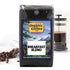 2LB (32 Organic Coffee Co. Breakfast Blend Whole Bean Coffee Ounce) Medium Light Roast USDA Organic