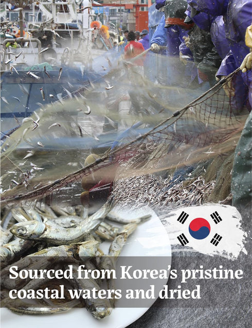 1 lb (454g) NICE WITCHS Korean Soup Anchovy, Dried Anchovies for Broth & Stock, Rich Umami Flavor