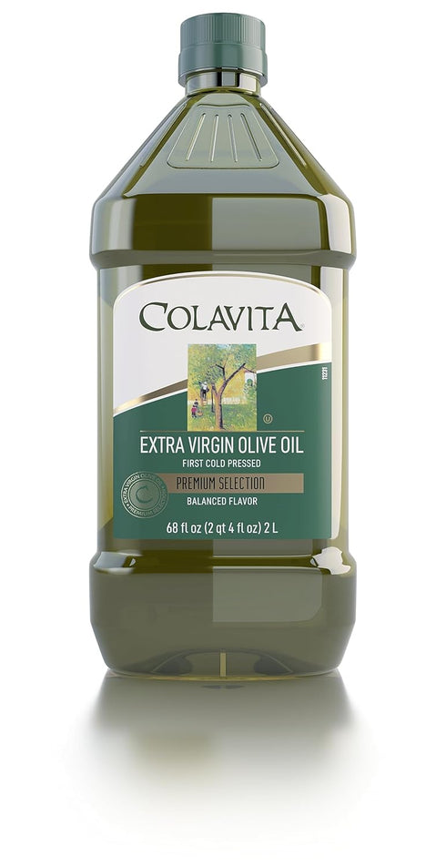 Premium Selection Extra Virgin Olive Oil, 68 Oz - First Cold Pressed,