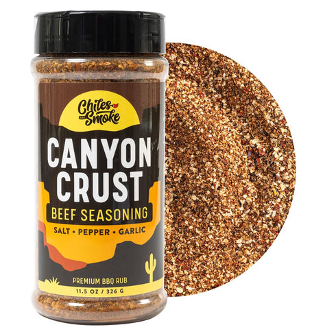 Chiles and Smoke - Canyon Crust Beef Seasoning, Great on Beef Brisket,