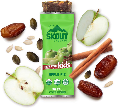 SKOUT Organic Apple Pie Kids Bars, 5.1 OZ