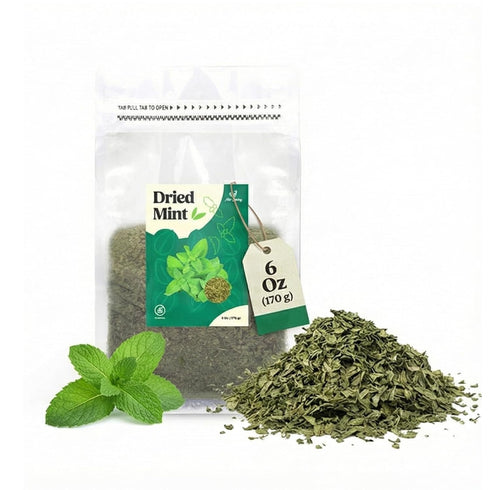 Miss Spring Dried Mint Leaves (Spearmint & Peppermint Leaves) | 100% Natural,