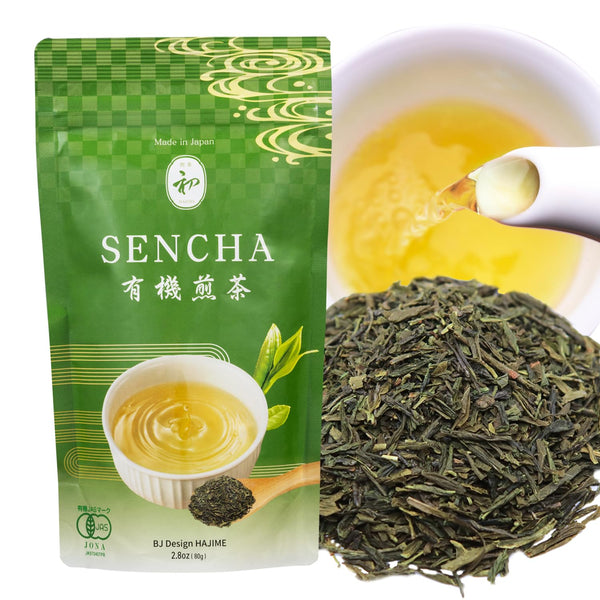 Sencha Green Tea Organic Japanese Green Tea Loose Leaf, 80g Organic Loose