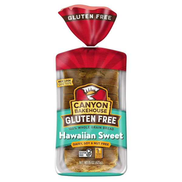 Generic Canyon Hawaiian Sweet Bread Loaf, Gluten Free Bread, 15 Ounce