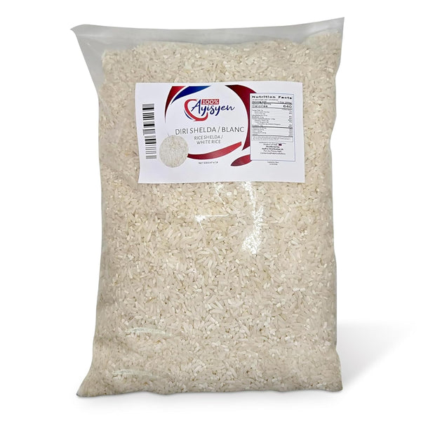 100% AYISYEN Riz Shelda - Diri Shelda- Rice Blancs- Directly from Haiti -