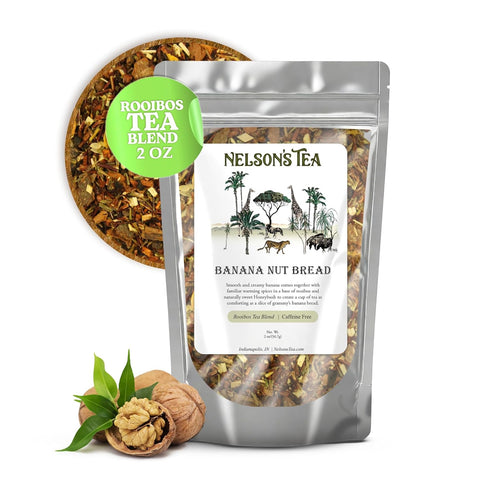 Nelson's Tea - Banana Nut Bread - Caffeine Free - Irresistible Blend